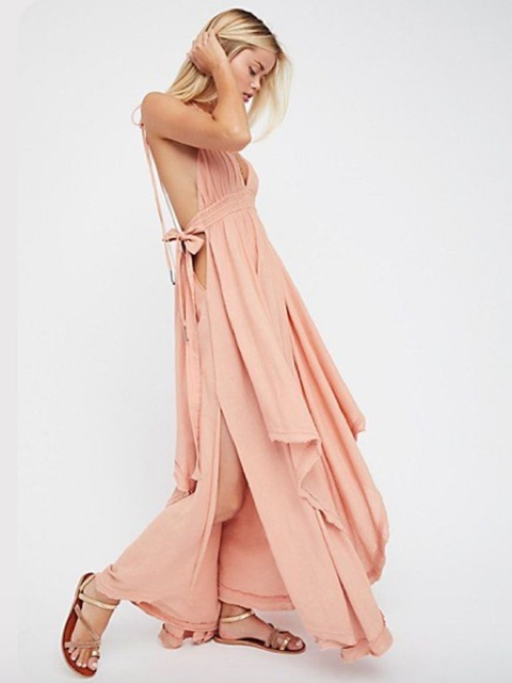 Free People Tropical Heat Maxi Dress EUC S